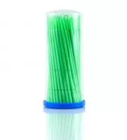 Микрощеточки безворсовые МИКС (50 син. + 50 зел.)
