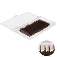 Ресницы Горький шоколад, микс Snake (Снейк) 18 линий Ресницы Горький шоколад, микс Snake (Снейк) 18 линий